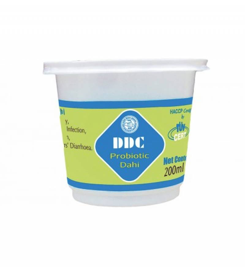 Probiotic yoghurt 200ml cup.